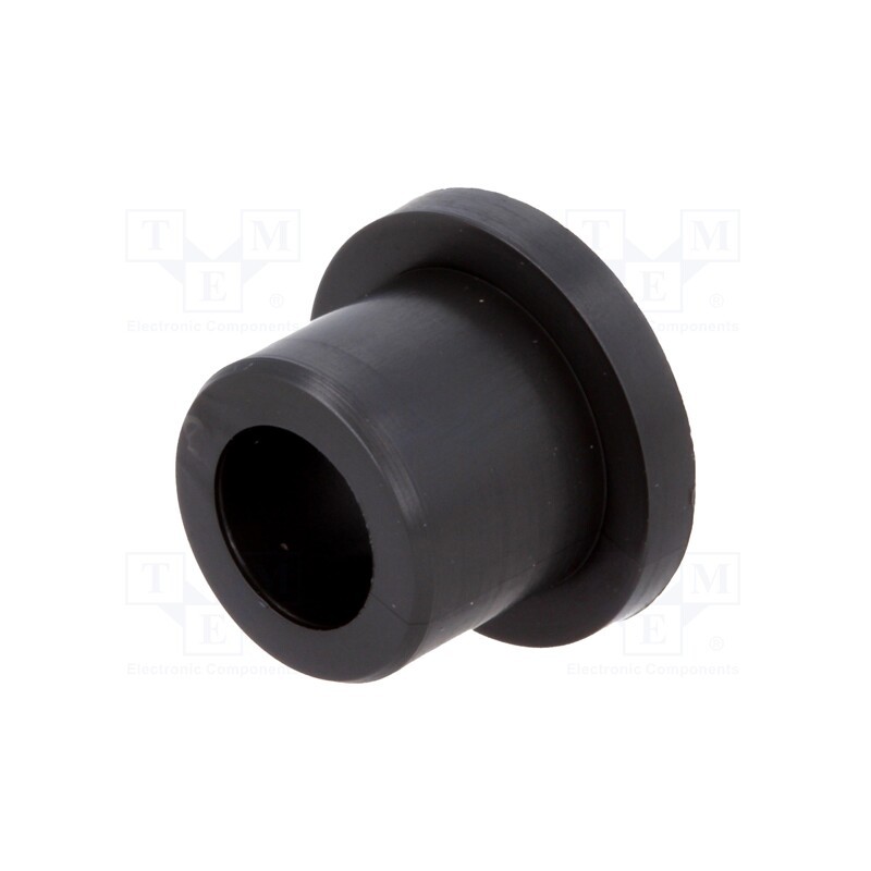 10 pcs : MFM-0610-10 - Bearing: sleeve bearing, with flange, Øout: 10mm, Øint: 6mm, L: 10mm