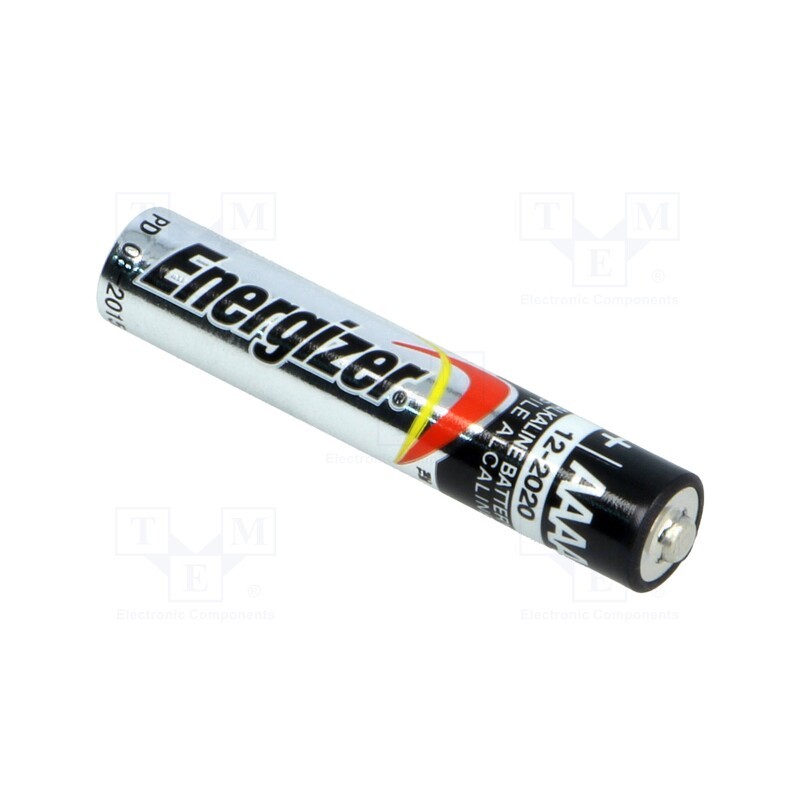 10 pcs : LR61 - Battery: alkaline, 1.5V, AAAA, non-rechargeable