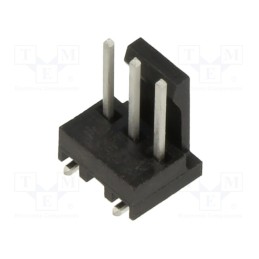 10 pcs : 3-647166-3 - 3P MTA100 HDR ASSY,SM,FL,LF