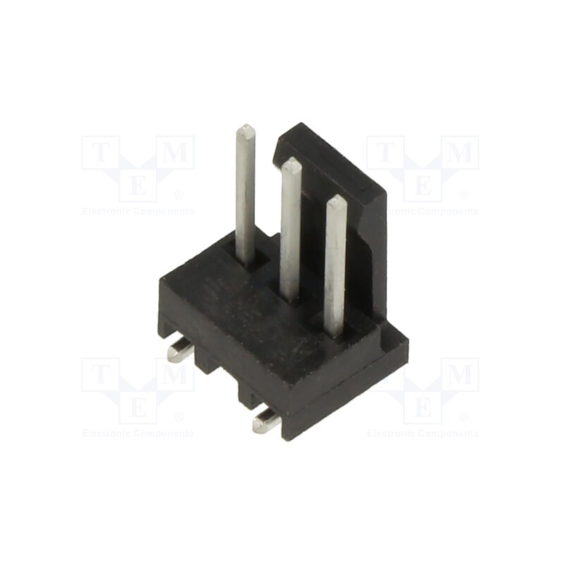 10 pcs : 3-647166-3 - 3P MTA100 HDR ASSY,SM,FL,LF