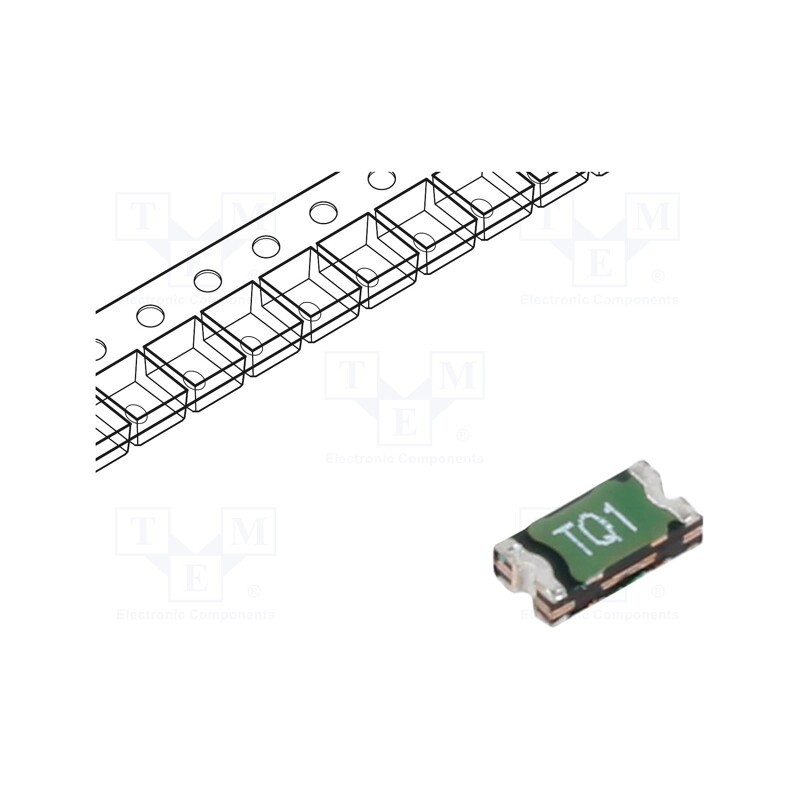 20 pcs : PTS120615V050 - Fuse: PTC polymer, 500mA, Imax: 100A, SMD, PTS1206, 1206,3216,SMD