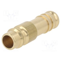 20 pcs : K26 WO10 - Connector, connector pipe, 0÷35bar, brass, NW 7,2,hose 10mm