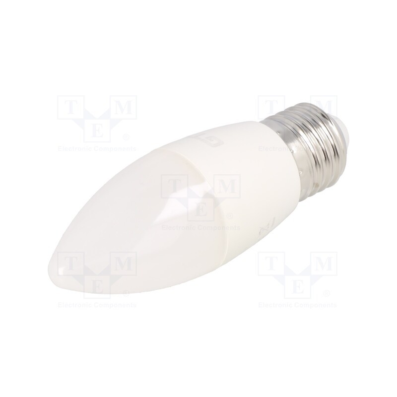 10 pcs : LD-SMC37C-80 - LED lamp, warm white, E27, 230VAC, 720lm, 8W, 160°, 3000K