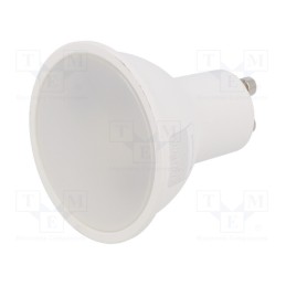 10 pcs : SKU 21203 - LED lamp, cool white, GU10, 220/240VAC, 400lm, P: 4.5W, 100°, 6400K