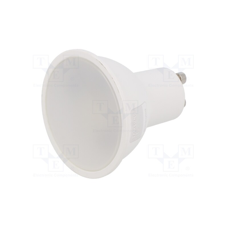 10 pcs : SKU 21203 - LED lamp, cool white, GU10, 220/240VAC, 400lm, P: 4.5W, 100°, 6400K