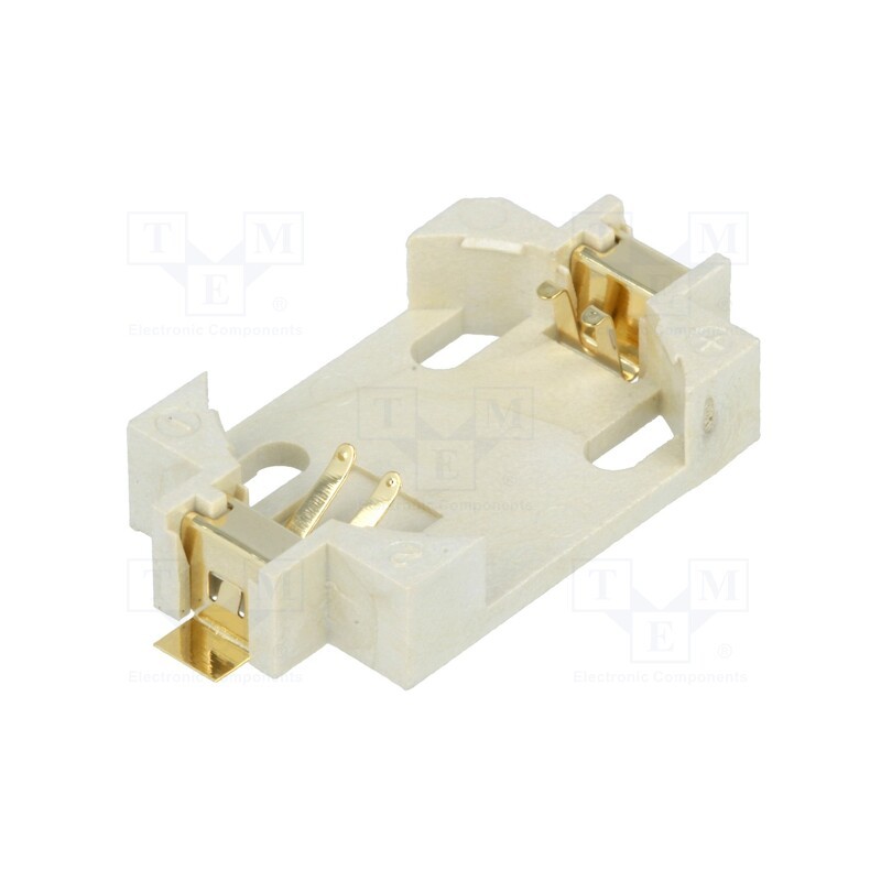 10 pcs : CH28-2032LF - Socket, 2032,BR2032,CR2032, Batt.no: 1