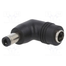 20 pcs : DC PLUG-P1J-P1LR - Adapter, Plug: right angle, Input: 5,5/2,1, Out: 5,5/2,5