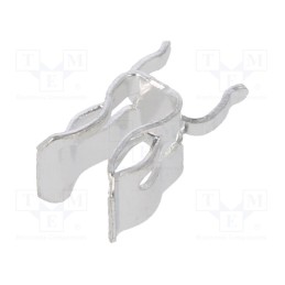 20 pcs : 01110501Z - Fuse clips, cylindrical fuses, THT, 5x20mm, 10A, Pitch: 3.86mm