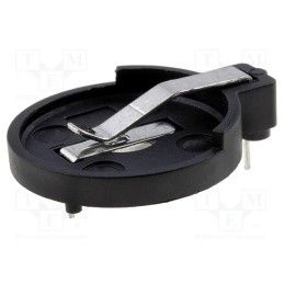 10 pcs : SN-2032-1 - Socket, 2032,BR2032,CR2032, horizontal, for PCB, H: 5.1mm, Ø: 20mm