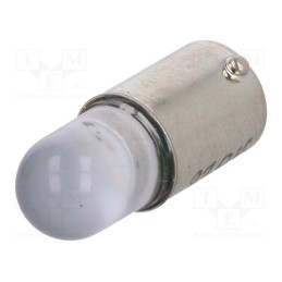 10 pcs : LB-BA9S-220DC - LED lamp, blue, BA9S, 220VDC