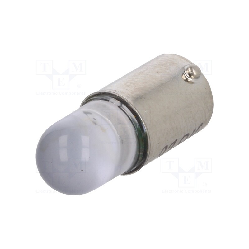 10 pcs : LB-BA9S-220DC - LED lamp, blue, BA9S, 220VDC