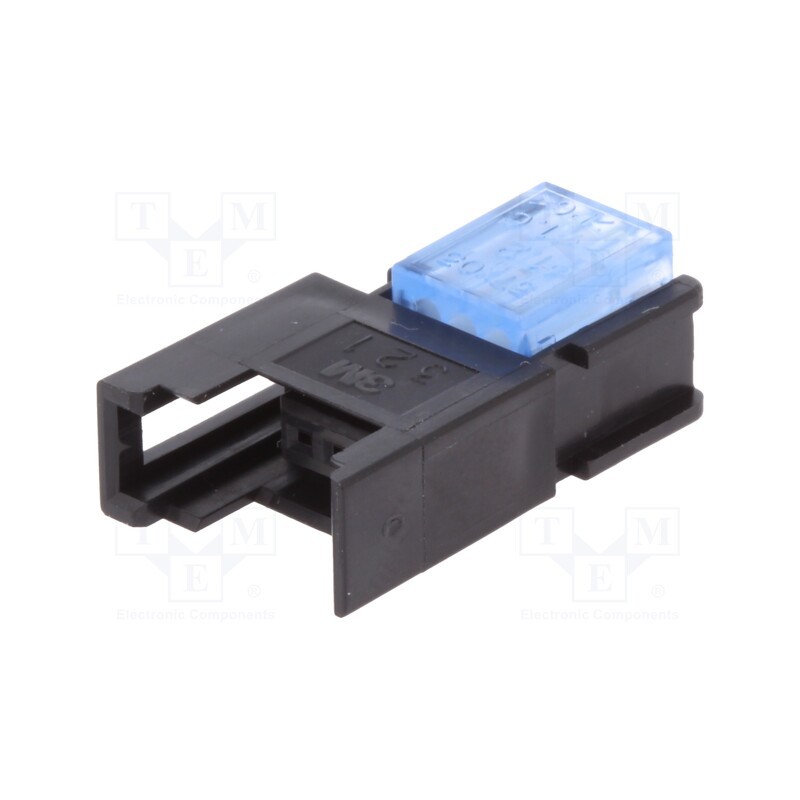 10 pcs : 37303-A165-00E-MB JE150377107 - Wire-wire/PCB, plug, female, PIN: 3, 2mm, IDC, for cable, Mini-Clamp