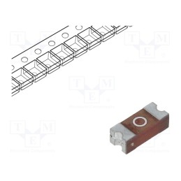 10 pcs : RF1950-000 - Fuse: fuse, ultra rapid, 6.3A, 125VDC, SMD, ceramic, 2410, 2410