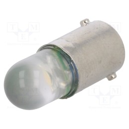 10 pcs : LW-BA9S-220DC - LED lamp, white, BA9S, 220VDC