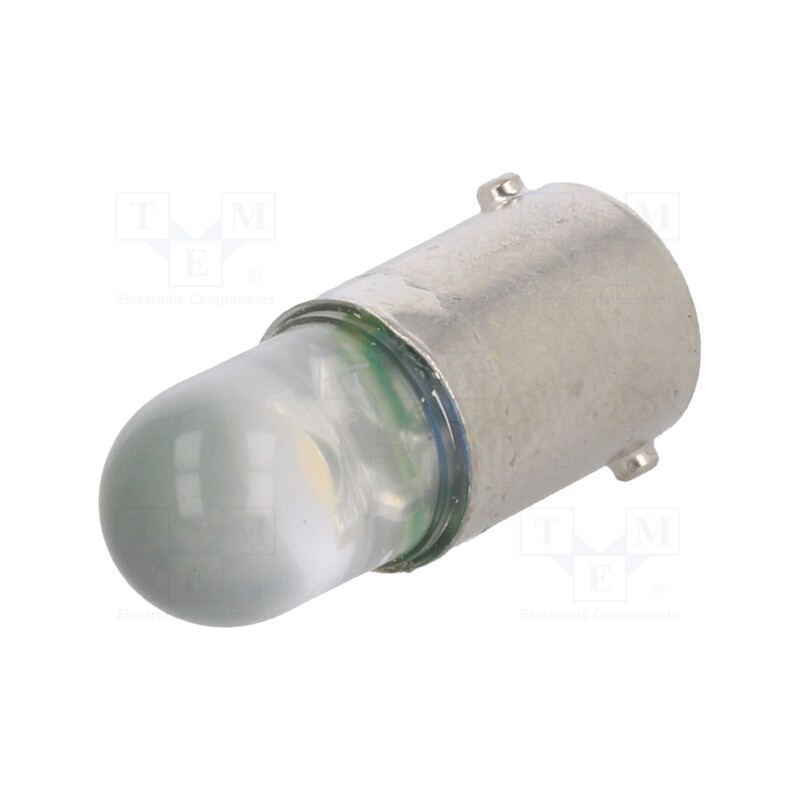 10 pcs : LW-BA9S-220DC - LED lamp, white, BA9S, 220VDC