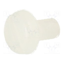 50 pcs : 8G204V50036 - Screw, M2.5x5, 0.45, Head: cheese head, slotted, 0,7mm, polyamide