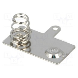 10 pcs : 5210 - Button-like/spring contact(left), AA,R6, Batt.no: 2, soldered