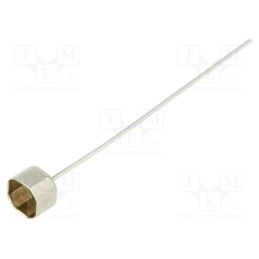 20 pcs : 121000 - Fuse holder, cylindrical fuses, 5x20mm, Imax: 6.3A, silver plated