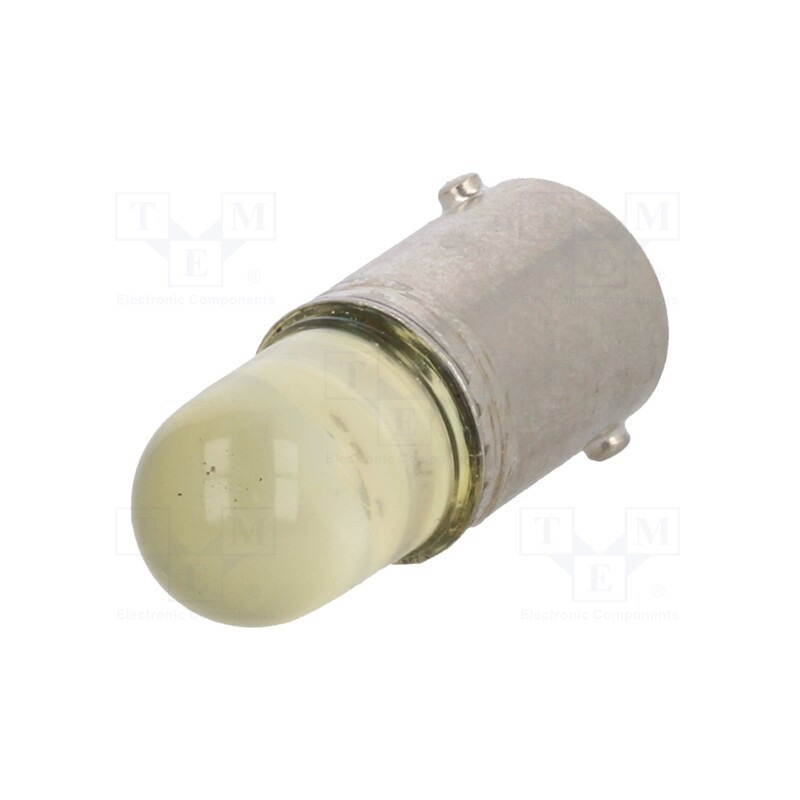 10 pcs : LY-BA9S-230AC - LED lamp, yellow, BA9S, 230VAC