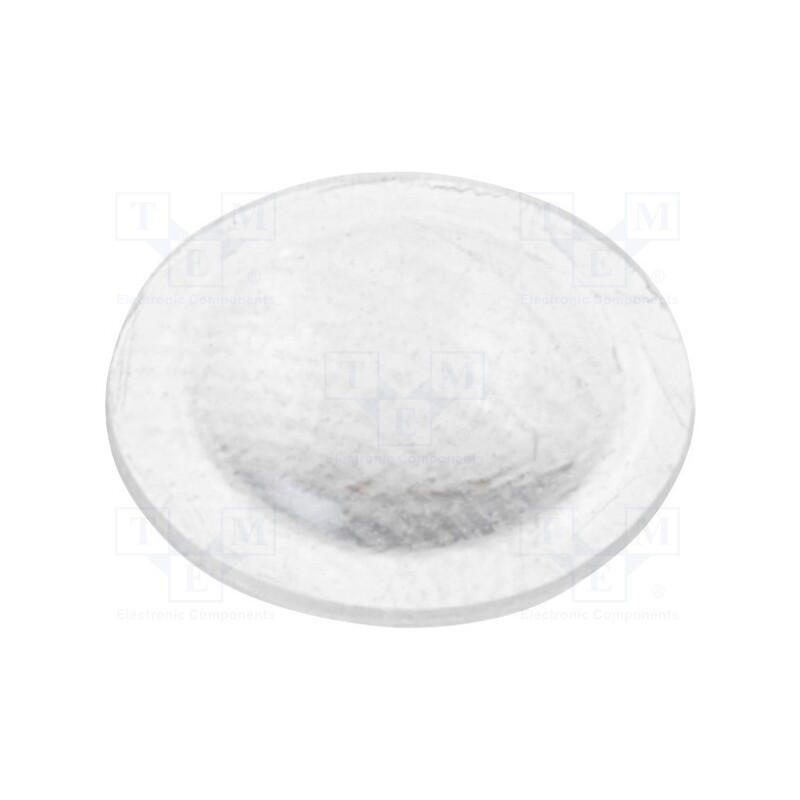 50 pcs : SJ-5302 - Self-adhesive foot, H: 2.16mm, natural, polyurethane, Dim: Ø7.95mm