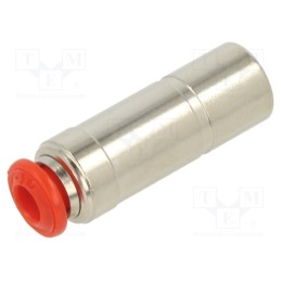 10 pcs : 50700 10-4 - Push-in fitting, reductive, -0.99÷20bar, nickel plated brass