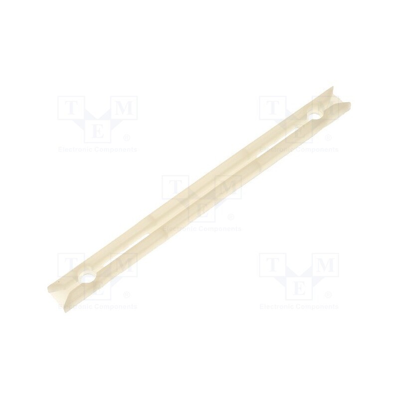 20 pcs : BT-120 - PCB guide, polyamide, natural, L: 119mm, UL94V-2, -40÷85°C