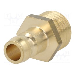 10 pcs : ESHM 1415 NA - Quick connection coupling, max.15bar, Thread: M14x1,5, -20÷200°C