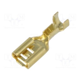 50 pcs : 3801.6 - Terminal: flat, 4.8mm, 0.8mm, female, 0.5÷1mm2, crimped, for cable