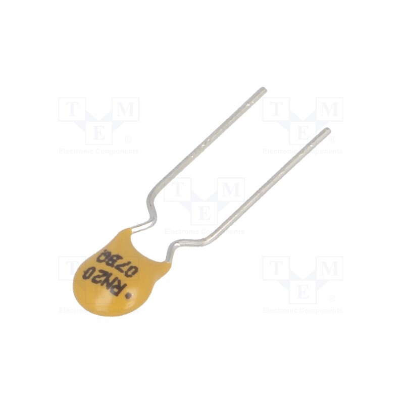 20 pcs : ERF-RN02090Z - Fuse: PTC polymer, 200mA, Ø0.51x7.6mm