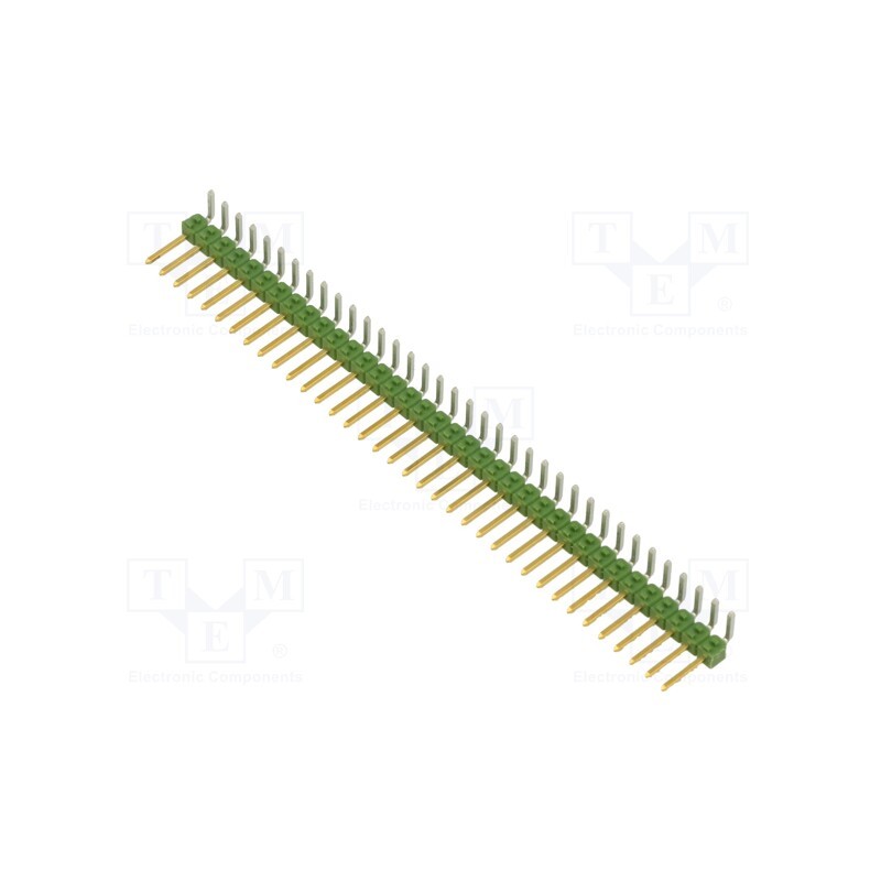 10 pcs : 3-826631-6 - Pin header, pin strips, AMPMODU MOD II, male, PIN: 36, angled 90°