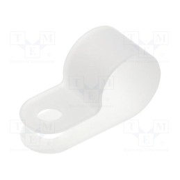 50 pcs : FIX-CC-18 - Fixing clamp, Cable P-clips, ØBundle : 11mm, polyamide, natural