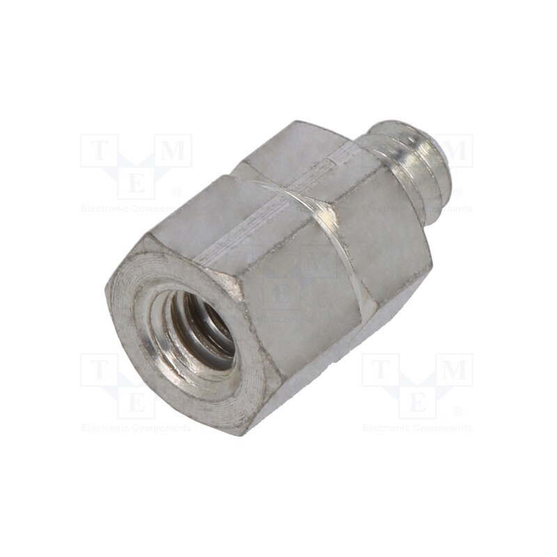 10 pcs : 3-828102-1 - Threaded head screw, Thread len: 3mm, Thread: UNC 4-40, AMPLIMITE