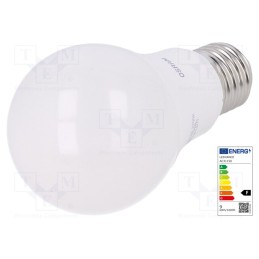 10 pcs : 4052899326842 - LED lamp, warm white, E27, 230VAC, 806lm, P: 9W, 2700K, CRImin: 80