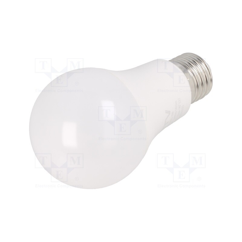 10 pcs : LD-PZ3A60-15W - LED lamp, cool white, E27, 230VAC, 1400lm, 14.1W, 180°, 6500K