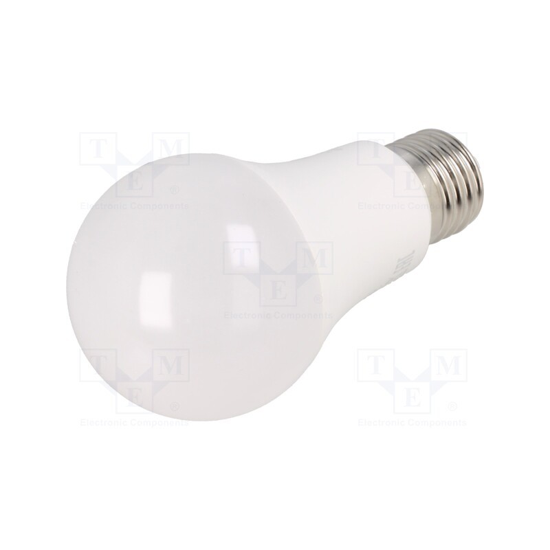 10 pcs : LD-PN3A60-15W - LED lamp, neutral white, E27, 230VAC, 1400lm, 14.1W, 180°, 4000K