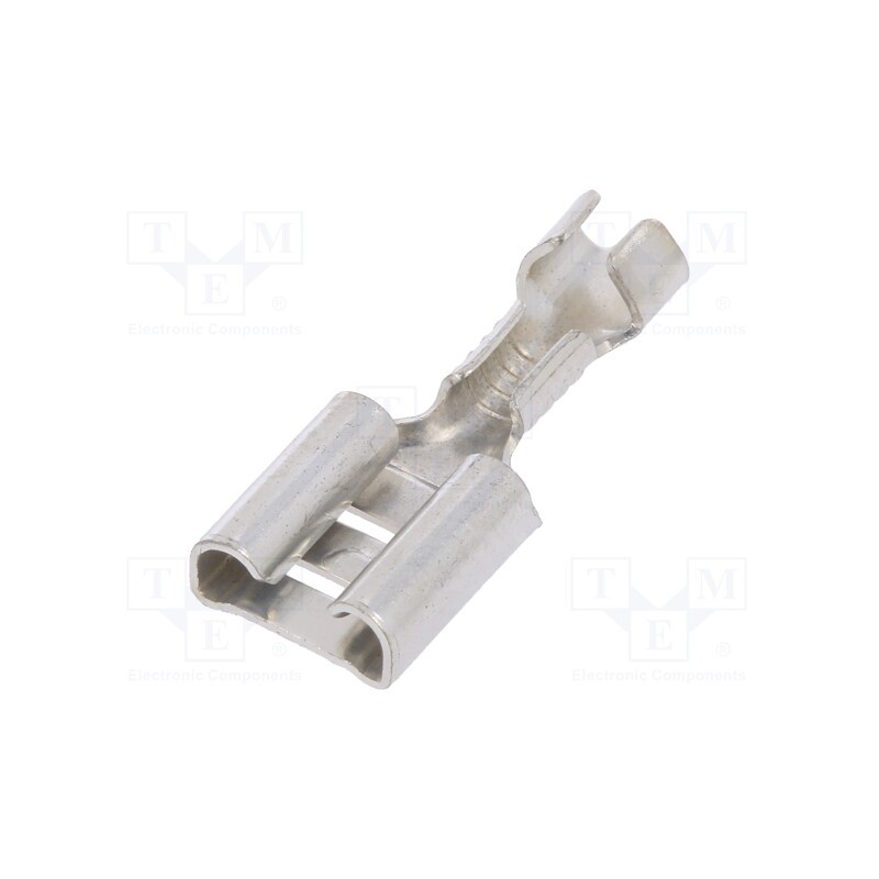 50 pcs : 3831N.67 - Terminal: flat, 6.3mm, 0.8mm, female, 0.5÷1mm2, crimped, for cable