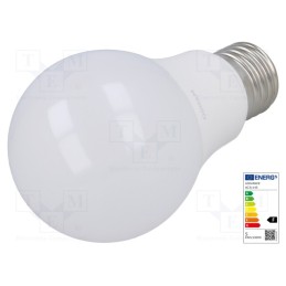 10 pcs : 4052899326927 - LED lamp, warm white, E27, 230VAC, 470lm, P: 5.5W, 2700K, CRImin: 80