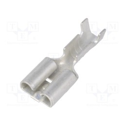 50 pcs : 3832.67 - Terminal: flat, 6.3mm, 0.8mm, female, 0.5÷1.5mm2, crimped, straight