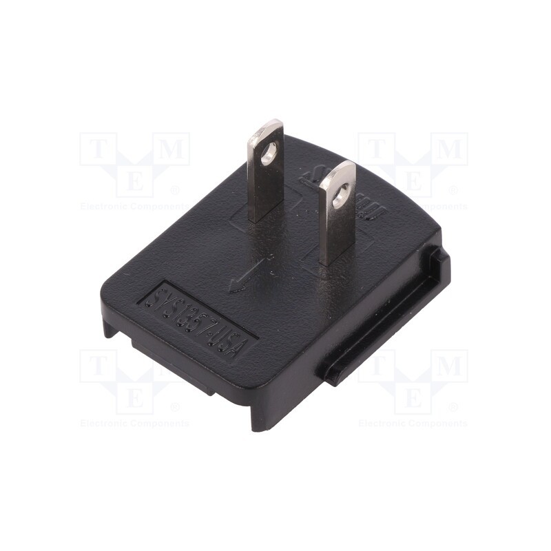 10 pcs : 1357-AC PLUG W2 (USA) - Adapter, Connectors for the country: USA