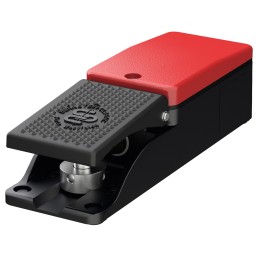 1 pcs - Bernstein AG Foot Switch Momentary On-Off Foot Switch - Aluminium Case Material, 20 mA Contact Current, 10V Contact