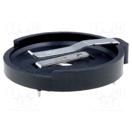 10 pcs : SN-2430-1 - Socket, CR2430, horizontal, for PCB, H: 4.7mm, Ø: 25mm