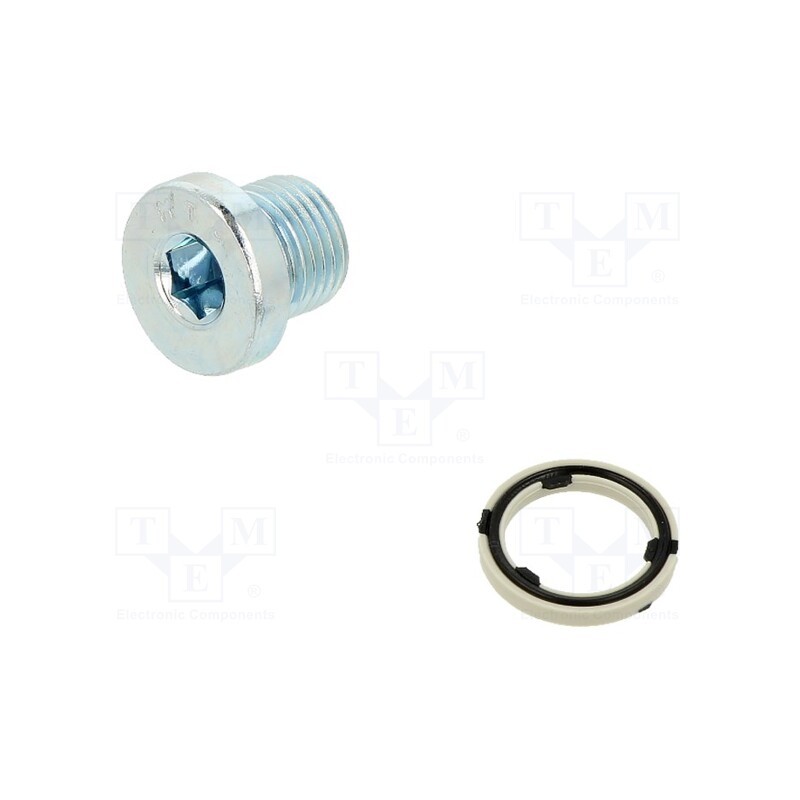 10 pcs : 3568 - Protection cap, zinc plated steel, Thread: G 1/8', 3.5Nm