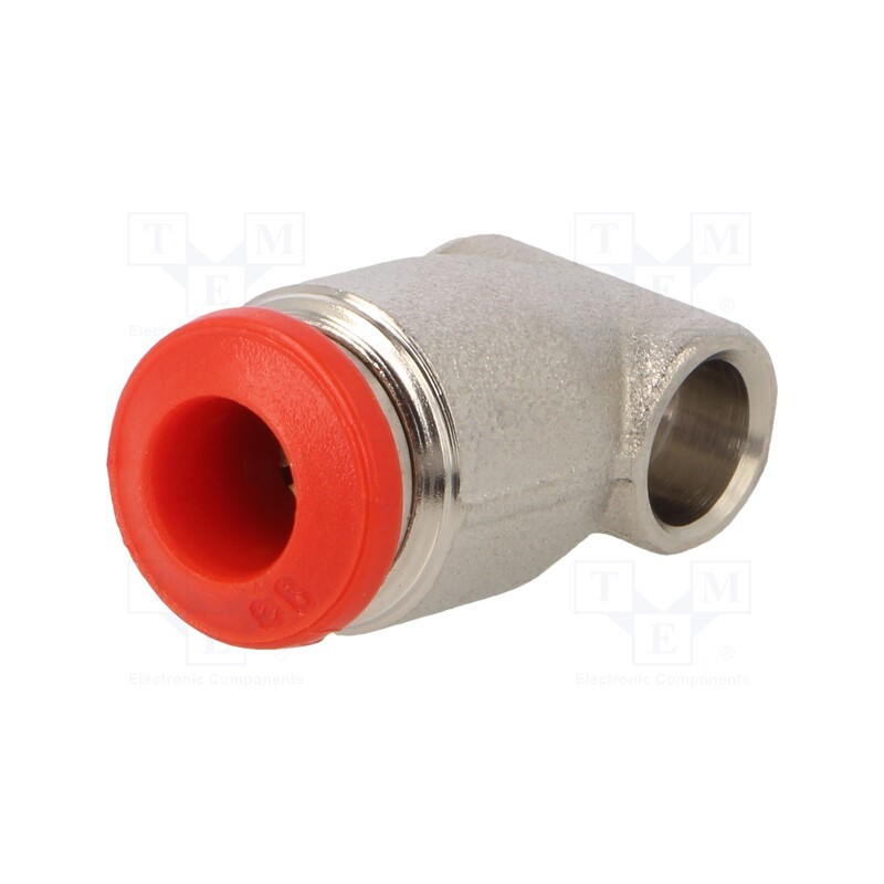 10 pcs : 50500 6-M6 - Push-in fitting, BANJO,body, -0.99÷20bar, nickel plated brass