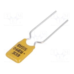 20 pcs : RB090-30 - Fuse: PTC polymer, 900mA, 7.4x12.2mm, 5.1mm, Ø0.51x7.6mm