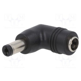 20 pcs : DC PLUG-P1J-P1JR - Adapter, Plug: right angle, Input: 5,5/2,1, Out: 5,5/2,1