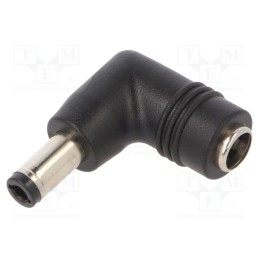 20 pcs : DC PLUG-P1M-P1MR - Adapter, Plug: right angle, Input: 5,5/2,5, Out: 5,5/2,5