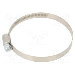 10 pcs : 158/60-80/W2 - Cable tie, Ø: 60÷80mm, W: 9mm, Material: chrome steel AISI 430