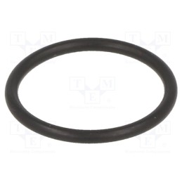 50 pcs : 1.321.1100.17 - O-ring gasket, NBR rubber, Thk: 1.5mm, Øint: 16mm, PG11, black