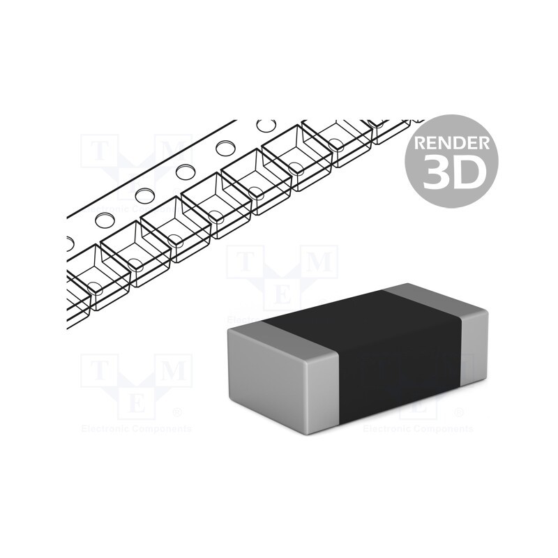 10 pcs : ERBRG2R00V - Fuse: fuse, quick blow, 2A, 32VDC, SMD, ERBRG, 1206