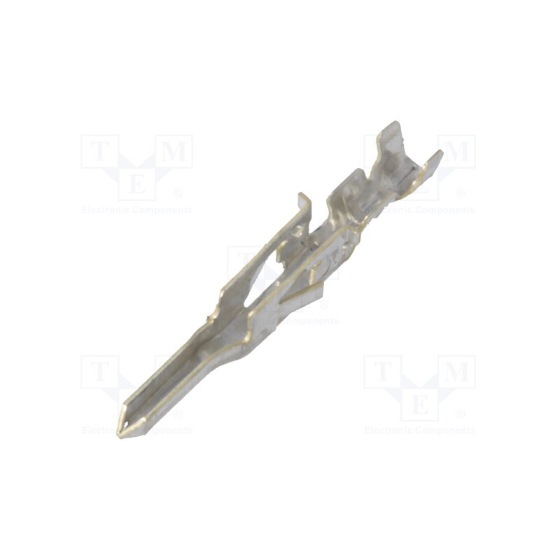 50 pcs : 39000049 - Contact, male, brass, tinned, 28AWG÷22AWG, Mini-Fit Jr, bulk, 9A